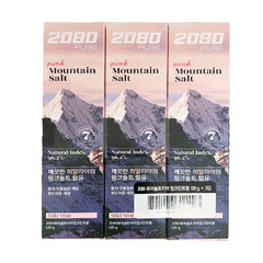 2080 Pink Mountain Salt Tooth Paste (Mild Mint) 3*120g