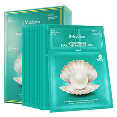 JM Solution Marine Luminous Pearl Deep Moisture Mask 10 Pack