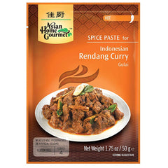 Asian Home Gourmet Spice Paste for Indonesian Rendang Curry 50g