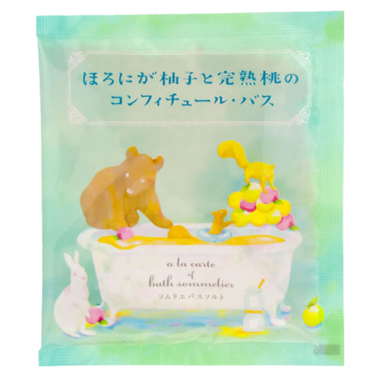 CHARLEY Sommelier Bath Salt-Yuzu and Peach 40g