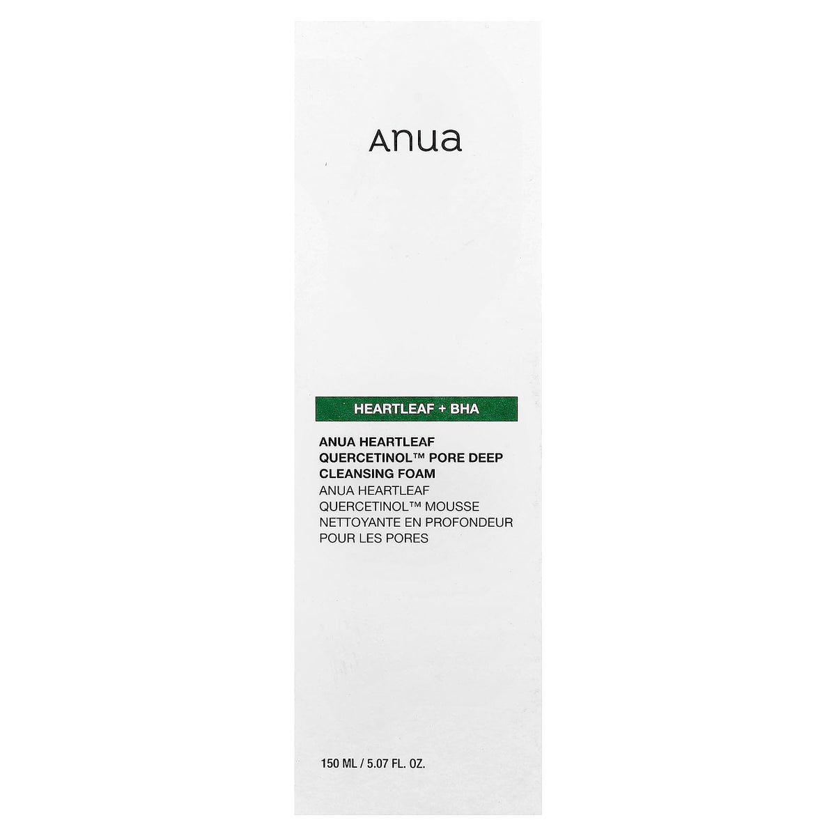 ANUA Heartleaf Quercetinol Pore Deep Cleansing Foam 150 ml