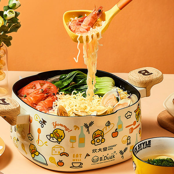 B.Duck Silicone Kitchen Cooking Hotpot Spoon