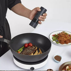 HUOHOU Electric Salt and Pepper Grinder-Black