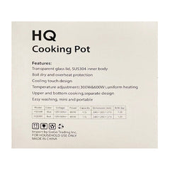 HQ Cooking Pot 1.5L-Blue