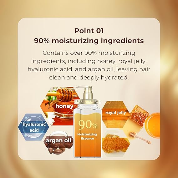 &Honey Deep Moist Treatment 445g/Repair Shampoo 440ml
