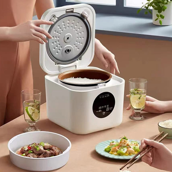 Bear DFB-P20T5 Portable Rice Cooker, Multi-cooker Small Rice cooker 2.0L