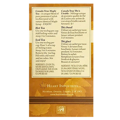Canada True premium Ceylon Tea 25 Tea Bags 50g