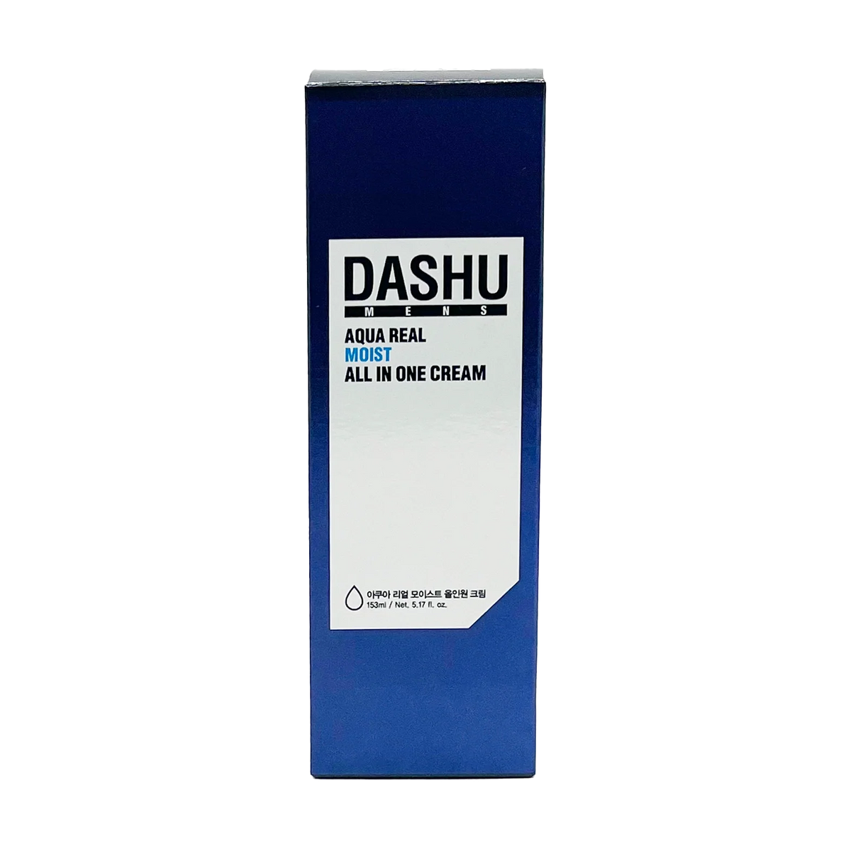 DASHU Aqua Deep Real Moist All in One Cream for Men 5.17oz – Anti-Wrinkle, Face Moisturizer Lotion