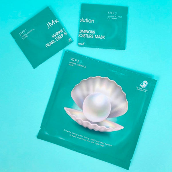 JM Solution Marine Luminous Pearl Deep Moisture Mask 10 Pack