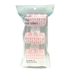 Fillimilli Clip Hair Rollers Rose 3pcs