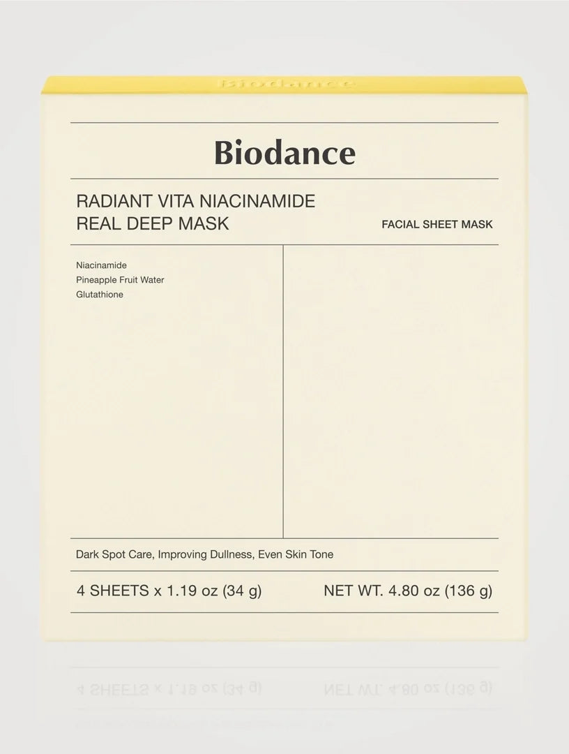 BIODANCE Real Deep Mask- 4 sheets